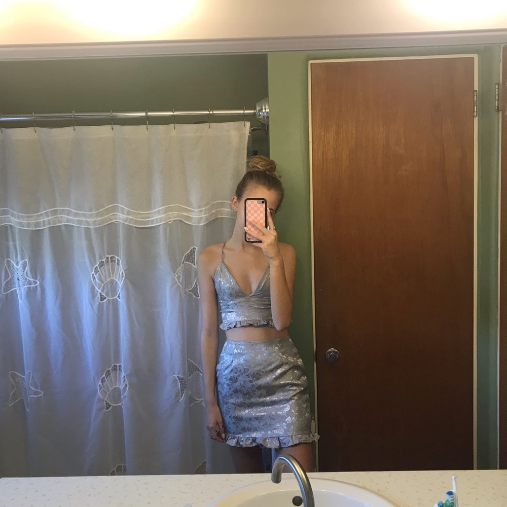 two piece dress set